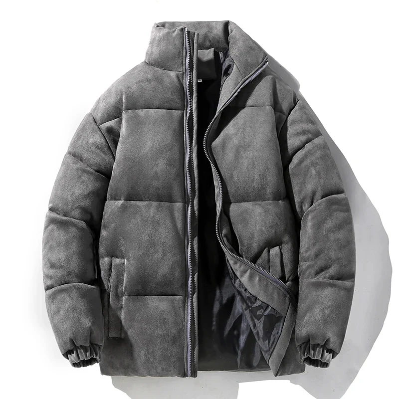 Antonios Suede Puffer Jacket - Image 3