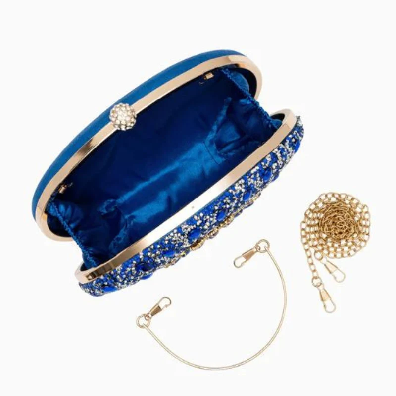 Azure Diamond Clutch Bag - Image 8