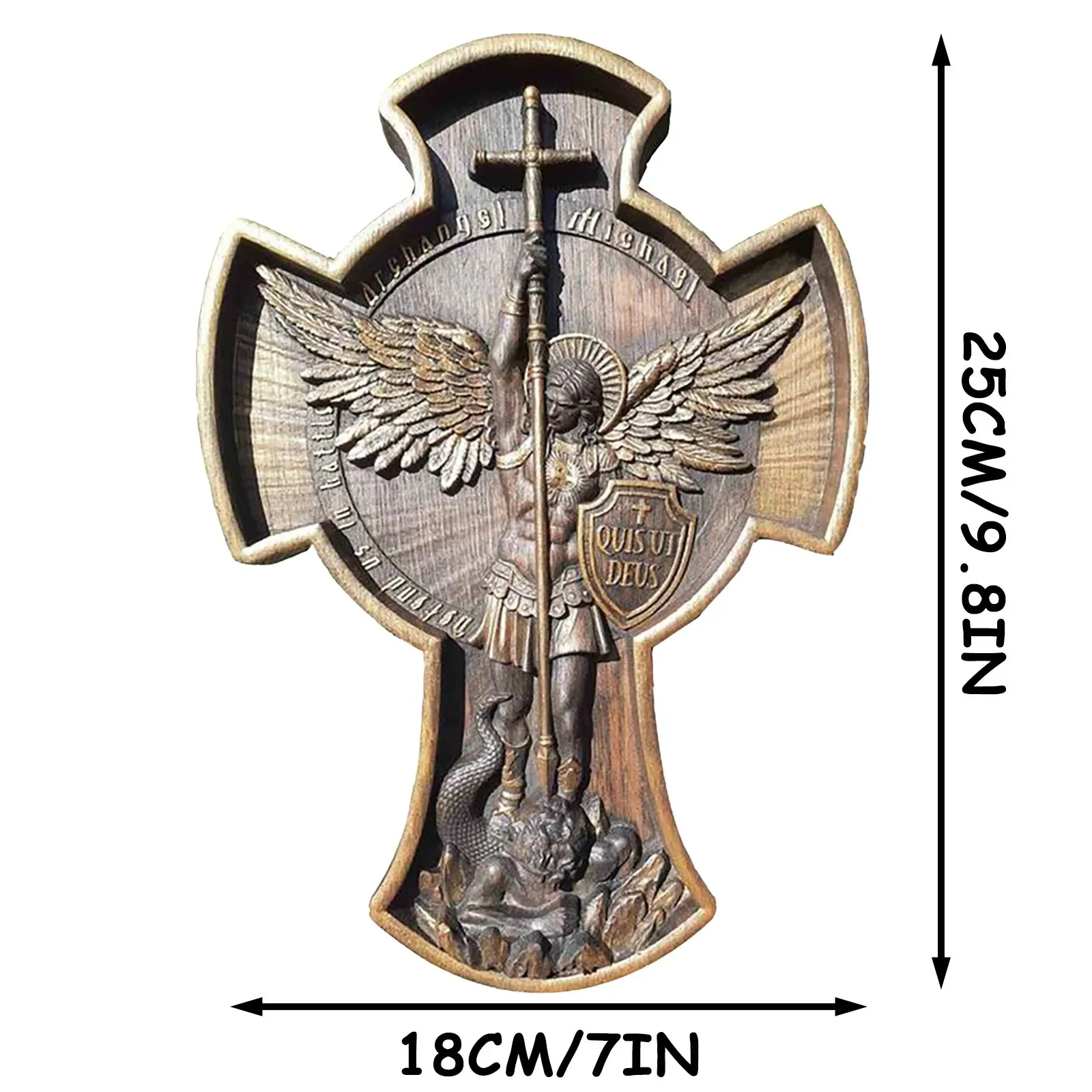 Divine Protector: Archangel Michael Statue - Image 5