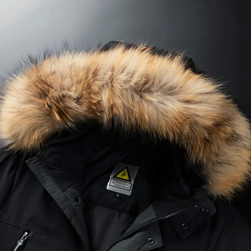 Everest Faux Fur Hooded Parka Coat - Image 4