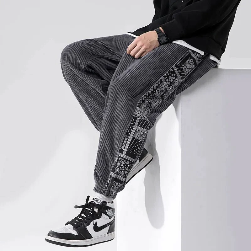 Hype Aztec Corduroy Joggers - Image 2
