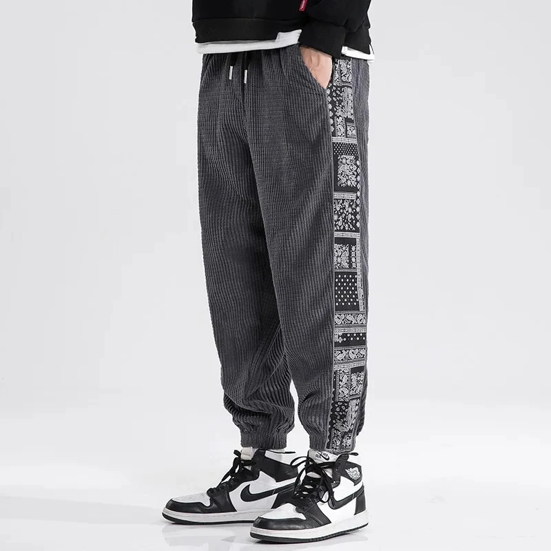 Hype Aztec Corduroy Joggers - Image 4