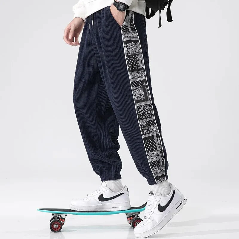 Hype Aztec Corduroy Joggers - Image 5