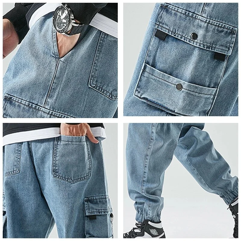 Hype Denim Cargo Joggers - Image 3