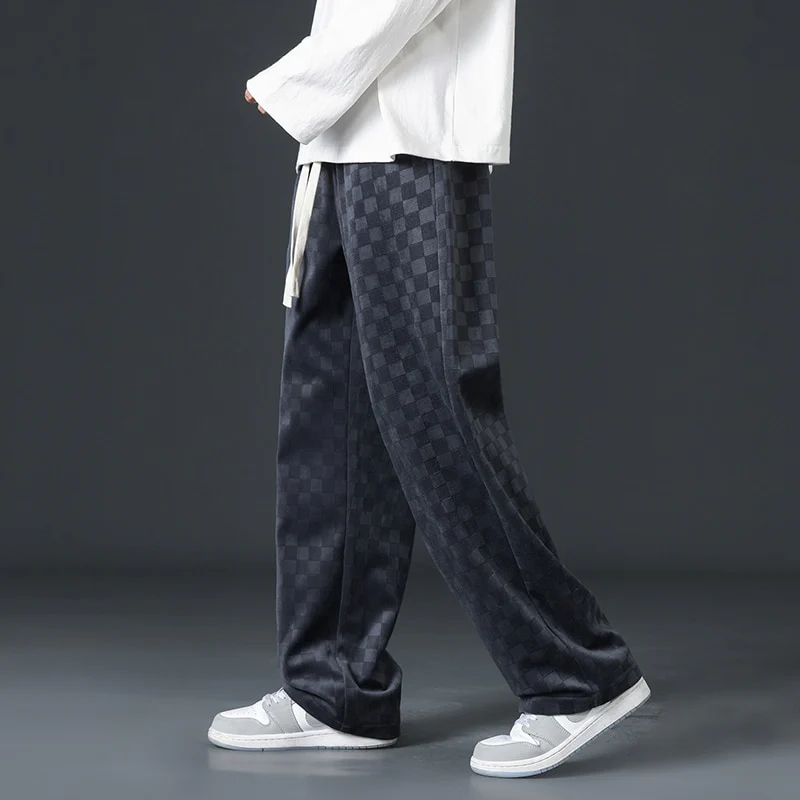 Hype Plaid Corduroy Sweatpants - Image 4