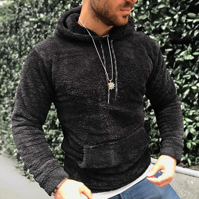 French Terry Fluffy Hoodie - Image 3