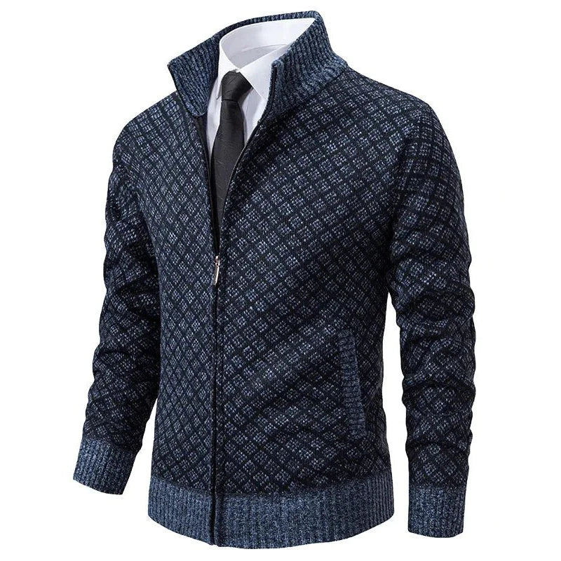 Remy Royal Jacquard Knitted Jacket - Image 2