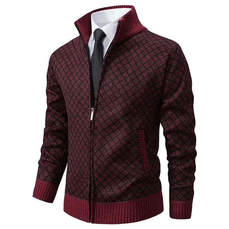 Remy Royal Jacquard Knitted Jacket - Image 3