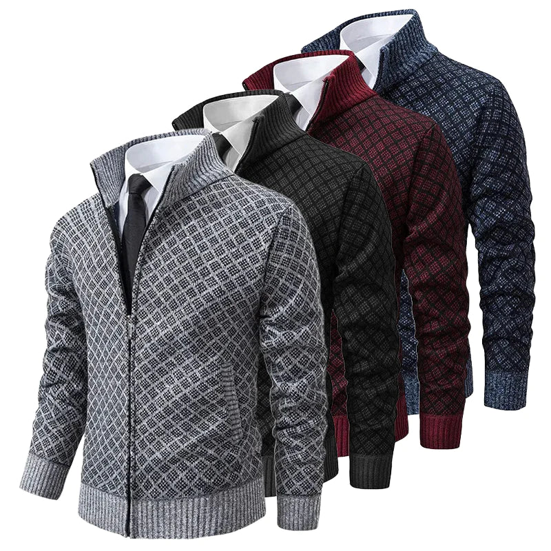 Remy Royal Jacquard Knitted Jacket - Image 5