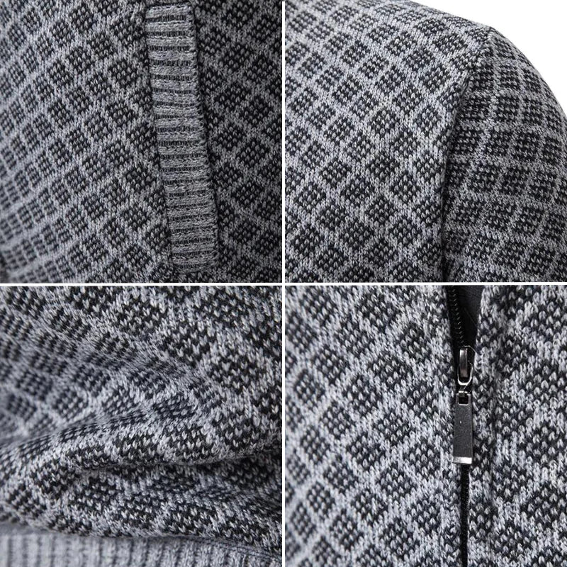 Remy Royal Jacquard Knitted Jacket - Image 6