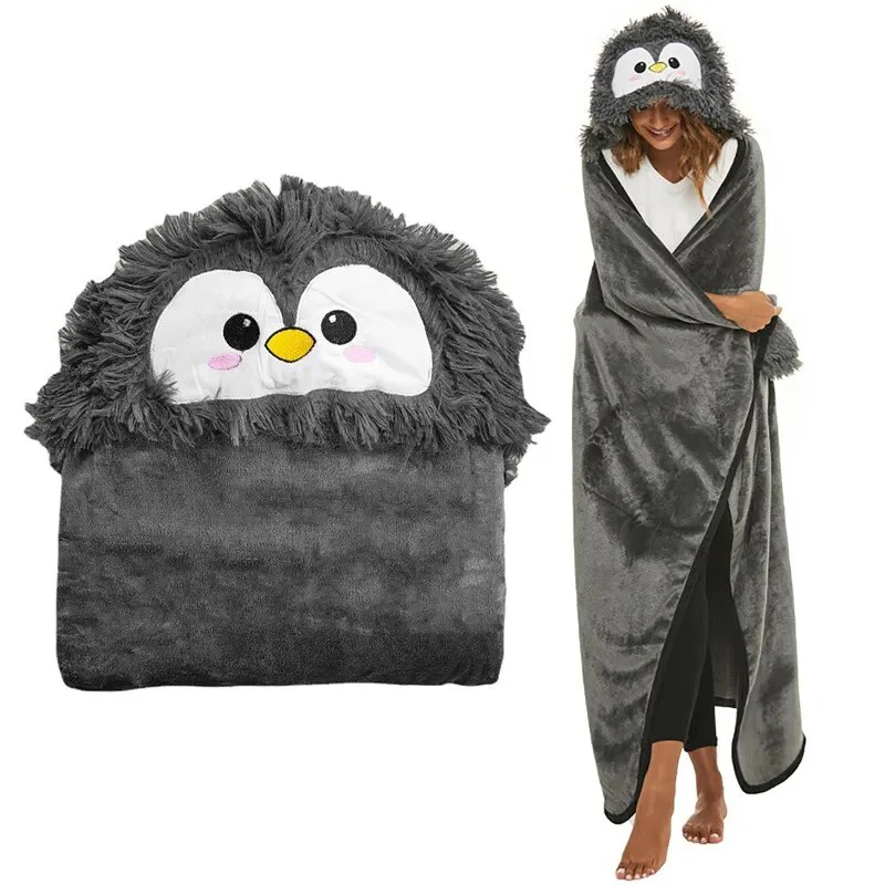 SnuggleBuddy Sherpa Hoodie Blanket - Image 7