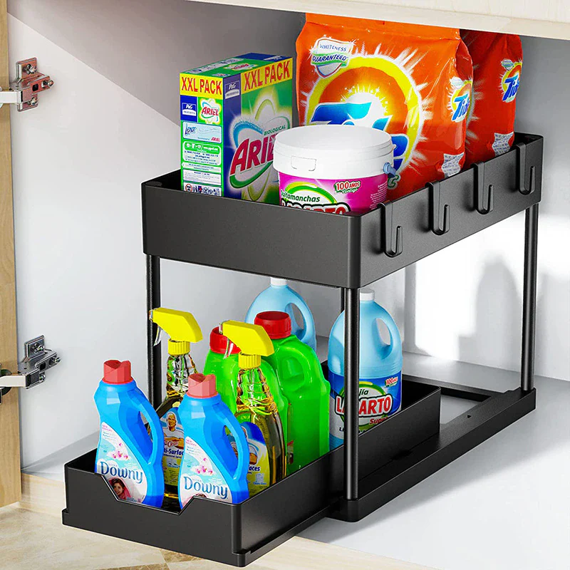 Streamlined Storage: 2-Tier Storage Rack - Image 3