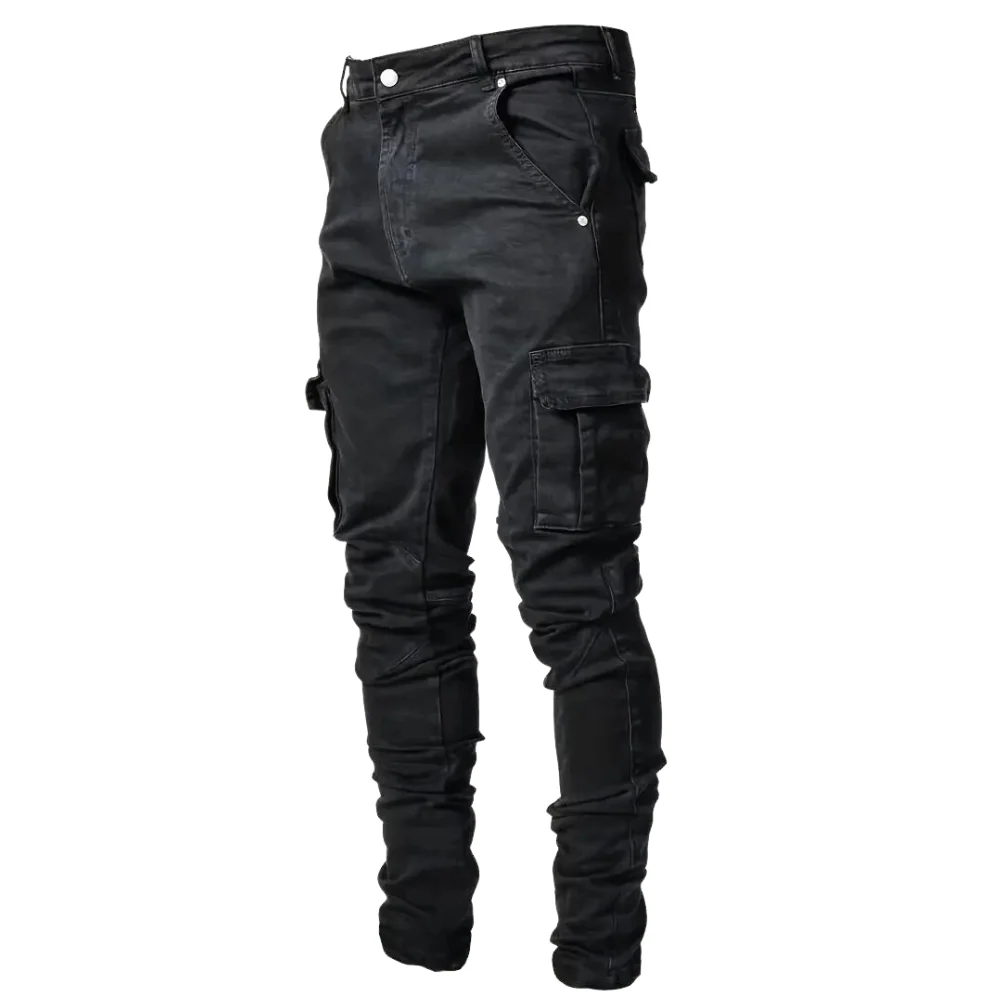 Street Style Cargo Jeans - Image 3