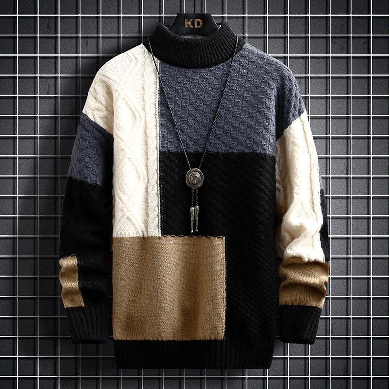 VelvetElite™ Shadow Stitch Sweater - Image 2