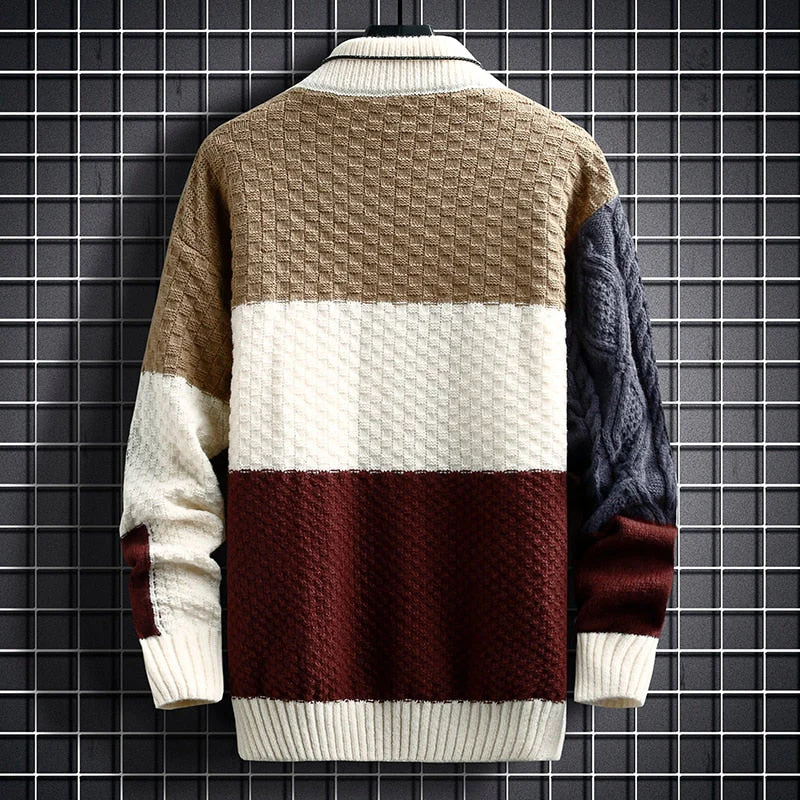 VelvetElite™ Shadow Stitch Sweater - Image 3