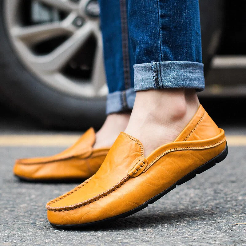 Veneto Leather Loafers - Image 8